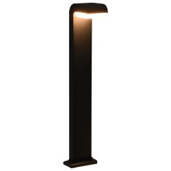 vidaXL Lámpara LED de jardín ovalada negra 9 W 