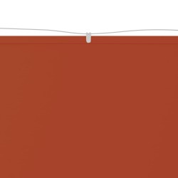 vidaXL Toldo vertical terracota tela oxford 180x360 cm