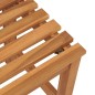 vidaXL Banco de jardín de madera maciza de teca 114 cm vidaXL Banco de jardín de madera maciza de teca 114 cm