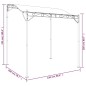 vidaXL Toldo acero y tela color crema 2x2,3 m 180 g/m² vidaXL Toldo acero y tela color crema 2x2,3 m 180 g/m²