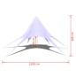 vidaXL Cenador hexagonal Star Garden Pavilion 12 m vidaXL Cenador hexagonal Star Garden Pavilion 12 m