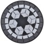 vidaXL Mesa auxiliar para plantas mosaico negro y blanco vidaXL Mesa auxiliar para plantas mosaico negro y blanco