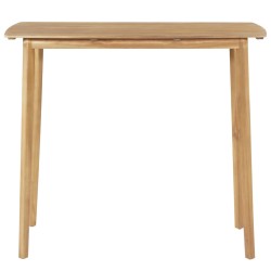 vidaXL Mesa de bar de madera maciza de acacia 120x60x105 cm