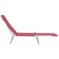 vidaXL Tumbonas plegables 2 unidades acero y tela rojas vidaXL Tumbonas plegables 2 unidades acero y tela rojas