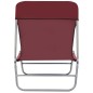 vidaXL Tumbonas plegables 2 unidades acero y tela rojas vidaXL Tumbonas plegables 2 unidades acero y tela rojas