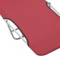 vidaXL Tumbonas plegables 2 unidades acero y tela rojas vidaXL Tumbonas plegables 2 unidades acero y tela rojas