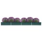 vidaXL Arriate de acero galvanizado verde 600x80x45 cm vidaXL Arriate de acero galvanizado verde 600x80x45 cm
