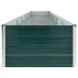 vidaXL Arriate de acero galvanizado verde 600x80x45 cm vidaXL Arriate de acero galvanizado verde 600x80x45 cm