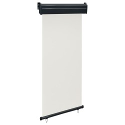vidaXL Toldo lateral de balcón color crema 85x250 cm