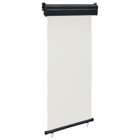 vidaXL Toldo lateral de balcón color crema 85x250 cm