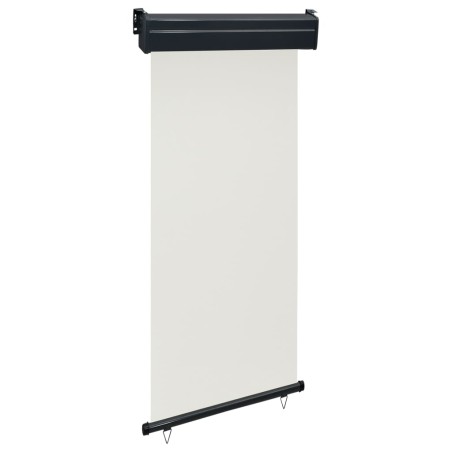 vidaXL Toldo lateral de balcón color crema 105x250 cm