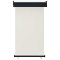 vidaXL Toldo lateral de balcón color crema 105x250 cm