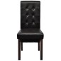 vidaXL Sillas de comedor 2 unidades cuero sintético marrón vidaXL Sillas de comedor 2 unidades cuero sintético marrón