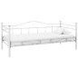 vidaXL Estructura de sofá cama de metal blanco 90x200 cm vidaXL Estructura de sofá cama de metal blanco 90x200 cm