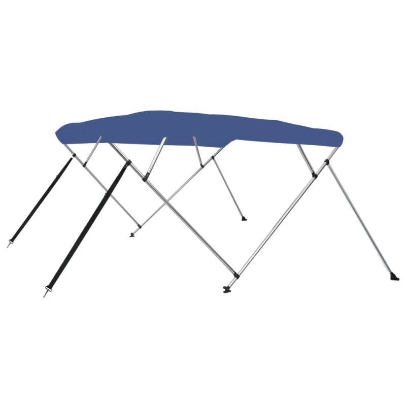 vidaXL Toldo Bimini de 4 arcos azul 243x180x137 cm vidaXL Toldo Bimini de 4 arcos azul 243x180x137 cm
