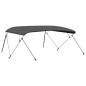 vidaXL Toldo Bimini de 4 arcos gris antracita 243x(230-244)x137 cm vidaXL Toldo Bimini de 4 arcos gris antracita 243x(230-244)x137 cm