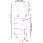 vidaXL Escalera para piscina acero inoxidable 304 54x38x184,5 cm vidaXL Escalera para piscina acero inoxidable 304 54x38x184,5 cm