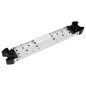 vidaXL Peldaño para escalera piscina acero inoxidable 304 50x9x3,5 cm