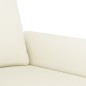 vidaXL Juego de sofás con cojines 2 piezas terciopelo crema vidaXL Juego de sofás con cojines 2 piezas terciopelo crema