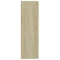 vidaXL Estantería madera contrachapada blanco y roble 40x30x189 cm vidaXL Estantería madera contrachapada blanco y roble 40x30x189 cm