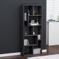 vidaXL Estantería librería madera contrachapada gris 67x24x161 cm vidaXL Estantería librería madera contrachapada gris 67x24x161 cm