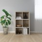 vidaXL Estantería/Aparador madera ingeniería blanco roble 66x30x98 cm vidaXL Estantería/Aparador madera ingeniería blanco roble 66x30x98 cm