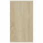 vidaXL Estantería/Aparador madera ingeniería blanco roble 66x30x98 cm vidaXL Estantería/Aparador madera ingeniería blanco roble 66x30x98 cm