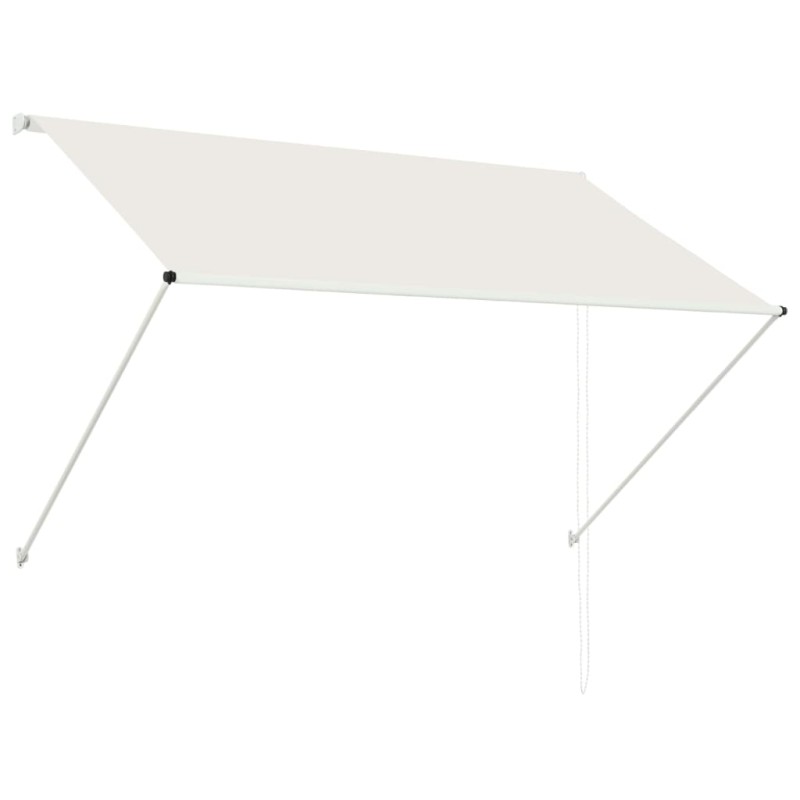vidaXL Toldo retráctil 200x150 cm crema vidaXL Toldo retráctil 200x150 cm crema