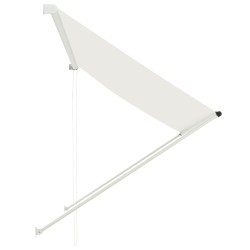 vidaXL Toldo retráctil 200x150 cm crema