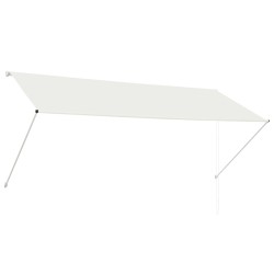 vidaXL Toldo retráctil 300x150 cm crema