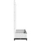 vidaXL Jardinera con enrejado PP blanco 120x40x121,5 cm vidaXL Jardinera con enrejado PP blanco 120x40x121,5 cm