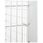 vidaXL Jaula para conejos 6 paneles hierro galvanizado 54x80 cm