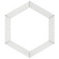 vidaXL Jaula para conejos 6 paneles hierro galvanizado 54x80 cm