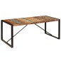 vidaXL Mesa de comedor de madera maciza reciclada 200x100x75 cm 