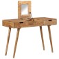 vidaXL Mesa tocador con espejo madera maciza de mango 112x45x76 cm vidaXL Mesa tocador con espejo madera maciza de mango 112x45x76 cm