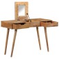 vidaXL Mesa tocador con espejo madera maciza de mango 112x45x76 cm vidaXL Mesa tocador con espejo madera maciza de mango 112x45x76 cm