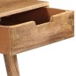 vidaXL Mesa tocador con espejo madera maciza de mango 112x45x76 cm vidaXL Mesa tocador con espejo madera maciza de mango 112x45x76 cm