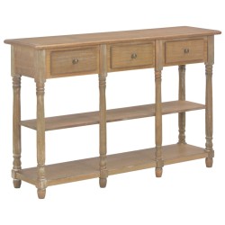 vidaXL Mesa consola de MDF 120x30x76 cm