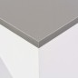vidaXL Mesa de bar con estantería móvil blanca 138x39x110 cm vidaXL Mesa de bar con estantería móvil blanca 138x39x110 cm