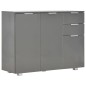 vidaXL Aparador gris brillante 107x35x80,5 cm vidaXL Aparador gris brillante 107x35x80,5 cm