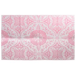 vidaXL Alfombra de exterior PP rosa 190x290 cm