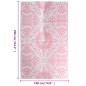 vidaXL Alfombra de exterior PP rosa 190x290 cm vidaXL Alfombra de exterior PP rosa 190x290 cm