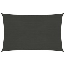 vidaXL Toldo de vela gris antracita HDPE 160 g/m² 4x7 m