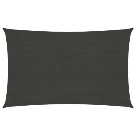 vidaXL Toldo de vela gris antracita HDPE 160 g/m² 4x7 m