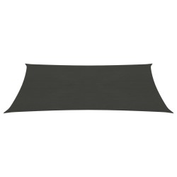 vidaXL Toldo de vela gris antracita HDPE 160 g/m² 4x7 m