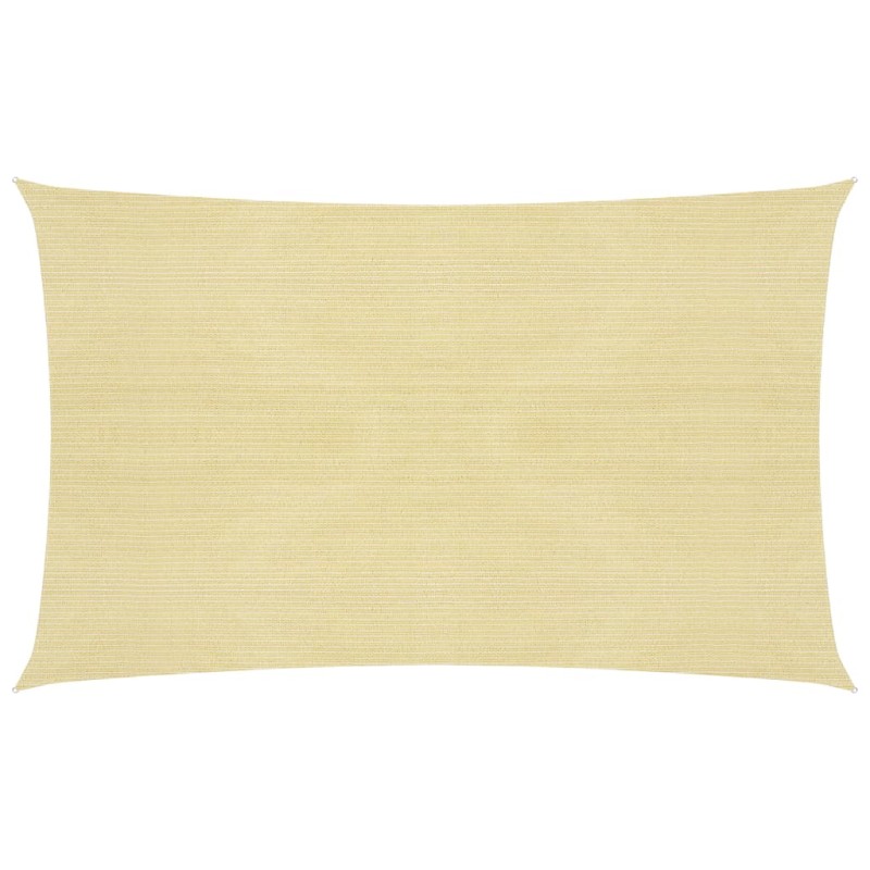 vidaXL Toldo de vela beige HDPE 160 g/m² 3x6 m vidaXL Toldo de vela beige HDPE 160 g/m² 3x6 m