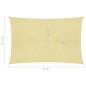 vidaXL Toldo de vela beige HDPE 160 g/m² 3,5x5 m vidaXL Toldo de vela beige HDPE 160 g/m² 3,5x5 m