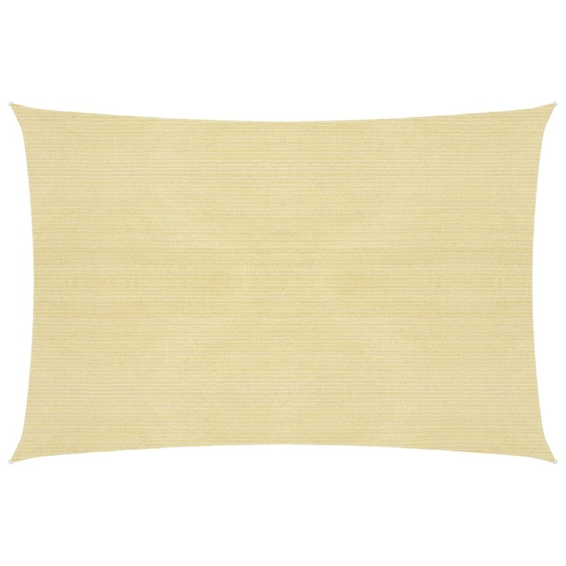 vidaXL Toldo de vela beige HDPE 160 g/m² 6x7 m vidaXL Toldo de vela beige HDPE 160 g/m² 6x7 m