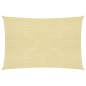 vidaXL Toldo de vela beige HDPE 160 g/m² 6x7 m vidaXL Toldo de vela beige HDPE 160 g/m² 6x7 m