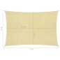 vidaXL Toldo de vela beige HDPE 160 g/m² 6x7 m vidaXL Toldo de vela beige HDPE 160 g/m² 6x7 m